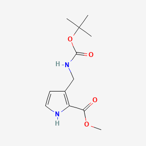 methyl 3-({[(tert-butoxy)carbonyl]amino}methyl)-1H-pyrrole-2-carboxylate