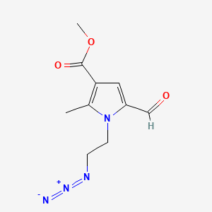 methyl 1-(2-azidoethyl)-5-formyl-2-methyl-1H-pyrrole-3-carboxylate