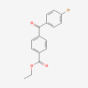 molecular formula C16H13BrO3 B1345404 4-溴-4'甲苯甲酸乙酯 CAS No. 746651-80-9