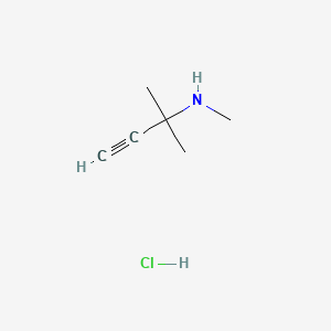 Methyl(2-methylbut-3-yn-2-yl)amine hydrochloride