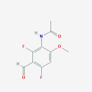 N-(2,4-difluoro-3-formyl-6-methoxyphenyl)acetamide