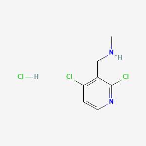 [(2,4-Dichloropyridin-3-yl)methyl](methyl)amine hydrochloride