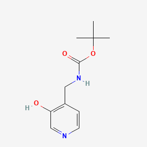 molecular formula C11H16N2O3 B13454079 tert-butyl N-[(3-hydroxypyridin-4-yl)methyl]carbamate 