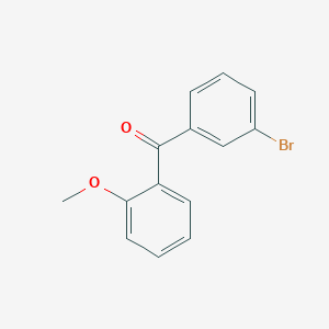 molecular formula C14H11BrO2 B1345409 3-Bromo-2'-methoxybenzophenone CAS No. 750633-45-5