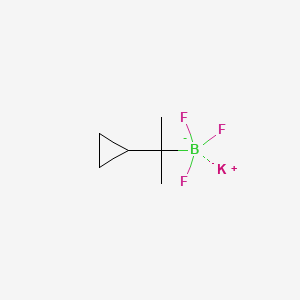 molecular formula C6H11BF3K B13454127 Potassium (2-cyclopropylpropan-2-yl)trifluoroborate 