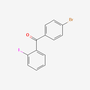 molecular formula C13H8BrIO B1345414 4'-溴-2-碘二苯甲酮 CAS No. 890098-11-0