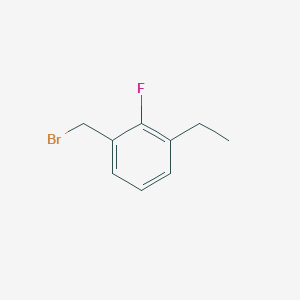 molecular formula C9H10BrF B13454193 1-(Bromomethyl)-3-ethyl-2-fluorobenzene 