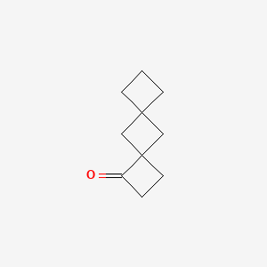 molecular formula C10H14O B13454215 Dispiro[3.1.3^{6}.1^{4}]decan-1-one 