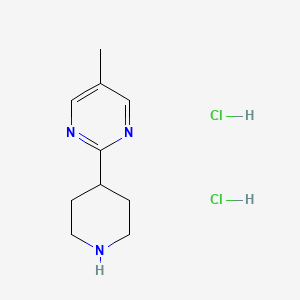 5-Methyl-2-(piperidin-4-yl)pyrimidine dihydrochloride