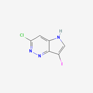 3-chloro-7-iodo-5H-pyrrolo[3,2-c]pyridazine