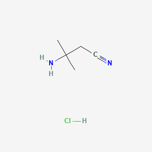 3-Amino-3-methylbutanenitrile hydrochloride