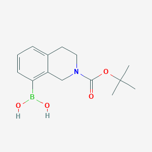 (2-(tert-Butoxycarbonyl)-1,2,3,4-tetrahydroisoquinolin-8-yl)boronic acid