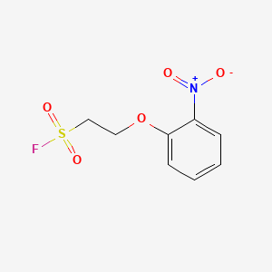 molecular formula C8H8FNO5S B13454308 2-(2-Nitrophenoxy)ethane-1-sulfonyl fluoride 