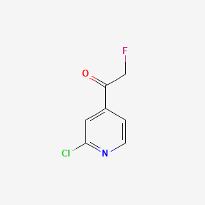 1-(2-Chloropyridin-4-yl)-2-fluoroethan-1-one