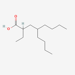 4-Butyl-2-ethyloctanoic acid