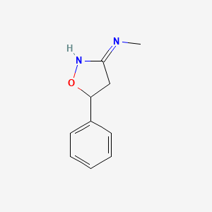 N-methyl-5-phenyl-4,5-dihydro-1,2-oxazol-3-amine