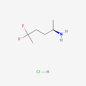 (2R)-5,5-difluorohexan-2-amine hydrochloride