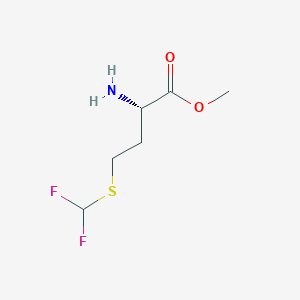 molecular formula C6H11F2NO2S B13454350 Methyl S-(difluoromethyl)-L-homocysteinate 