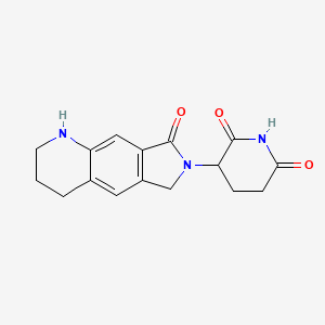 3-(8-oxo-2,3,4,6-tetrahydro-1H-pyrrolo[3,4-g]quinolin-7-yl)piperidine-2,6-dione