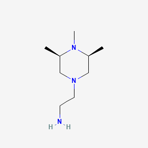 2-[(3R,5S)-3,4,5-trimethylpiperazin-1-yl]ethan-1-amine