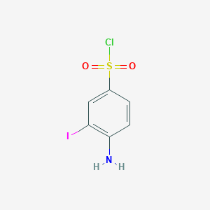 4-Amino-3-iodobenzene-1-sulfonyl chloride