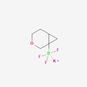 molecular formula C6H9BF3KO B13454461 Potassium (3-oxabicyclo[4.1.0]heptan-1-YL)trifluoroborate 