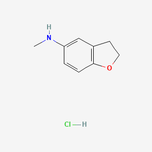 N-methyl-2,3-dihydro-1-benzofuran-5-amine hydrochloride