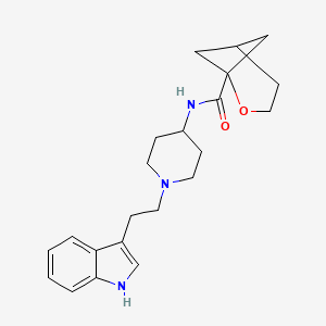 N-{1-[2-(1H-indol-3-yl)ethyl]piperidin-4-yl}-2-oxabicyclo[3.1.1]heptane-1-carboxamide