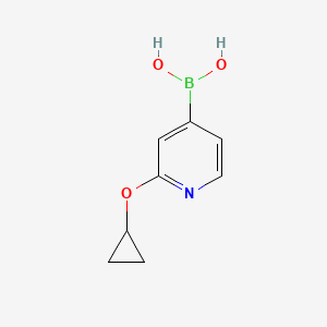 molecular formula C8H10BNO3 B13454520 (2-Cyclopropoxypyridin-4-yl)boronic acid 