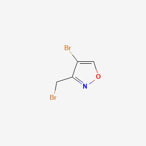 4-Bromo-3-(bromomethyl)-1,2-oxazole