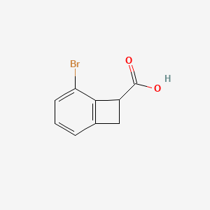 5-Bromobicyclo[4.2.0]octa-1,3,5-triene-7-carboxylic acid