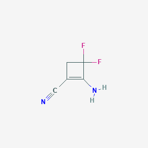 2-Amino-3,3-difluorocyclobut-1-ene-1-carbonitrile