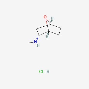 molecular formula C7H14ClNO B13454592 rac-(1R,2R,4S)-N-methyl-7-oxabicyclo[2.2.1]heptan-2-amine hydrochloride CAS No. 800386-47-4