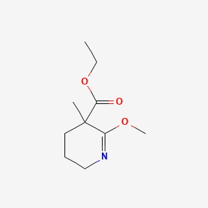 Ethyl 2-methoxy-3-methyl-3,4,5,6-tetrahydropyridine-3-carboxylate