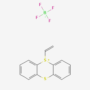 molecular formula C14H11BF4S2 B13454629 5-ethenyl-5H-thianthren-5-ium,tetrafluoroboranuide CAS No. 2703016-98-0