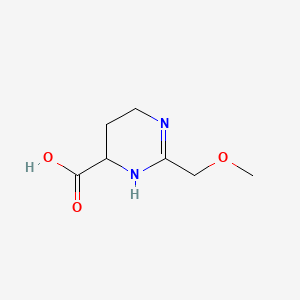 2-(Methoxymethyl)-1,4,5,6-tetrahydropyrimidine-4-carboxylic acid