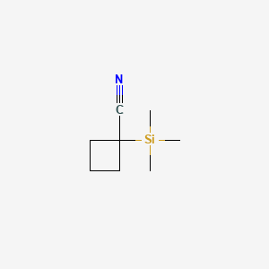 1-(Trimethylsilyl)cyclobutane-1-carbonitrile