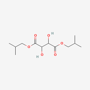 molecular formula C12H22O6 B1345476 2,3-二羟基丁二酸双(2-甲基丙酯) CAS No. 4054-82-4