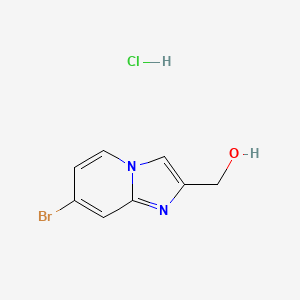 {7-Bromoimidazo[1,2-a]pyridin-2-yl}methanol hydrochloride