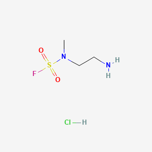 molecular formula C3H10ClFN2O2S B13454780 N-(2-aminoethyl)-N-methylsulfamoyl fluoride hydrochloride CAS No. 2866322-95-2