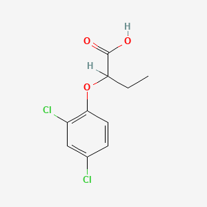 molecular formula C10H10Cl2O3 B1345482 2-(2,4-Dichlorophenoxy)butanoic acid CAS No. 6956-86-1