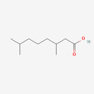 molecular formula C10H20O2 B1345483 3,7-Dimethyloctanoic acid CAS No. 5698-27-1