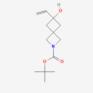 Tert-butyl 6-ethenyl-6-hydroxy-2-azaspiro[3.3]heptane-2-carboxylate