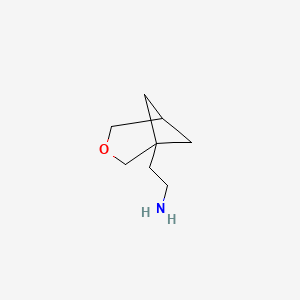 2-(3-Oxabicyclo[3.1.1]heptan-1-yl)ethanamine