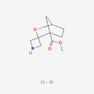 Methyl3'-oxaspiro[azetidine-3,2'-bicyclo[2.2.1]heptane]-1'-carboxylatehydrochloride