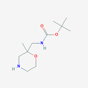 tert-butyl N-[(2-methylmorpholin-2-yl)methyl]carbamate