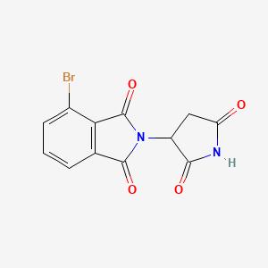 4-bromo-2-(2,5-dioxopyrrolidin-3-yl)-2,3-dihydro-1H-isoindole-1,3-dione