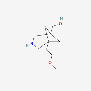 [5-(2-Methoxyethyl)-3-azabicyclo[3.1.1]heptan-1-yl]methanol