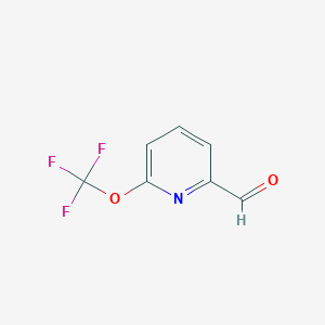 molecular formula C7H4F3NO2 B13454908 6-(Trifluoromethoxy)picolinaldehyde 