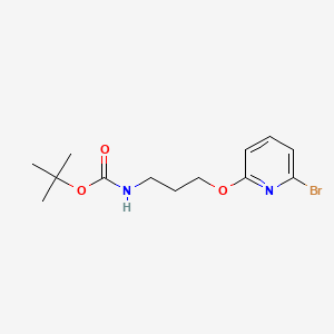 tert-butyl N-{3-[(6-bromopyridin-2-yl)oxy]propyl}carbamate